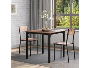 Ensemble table carré(e) 2 chaise(s) <strong>ULEVR</strong> <strong></strong>