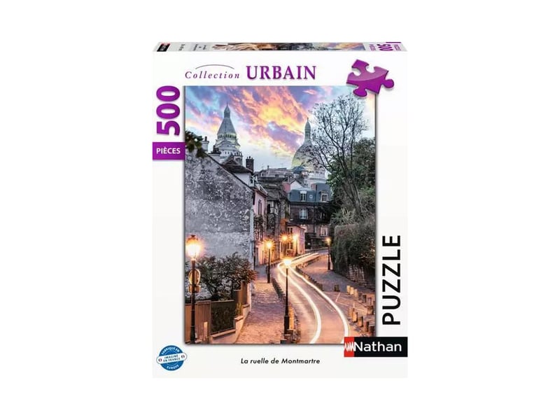  Puzzle 500 pieces urbain la ruelle de montmartre 49 x 32 cm RAR12000980 - Conforama A