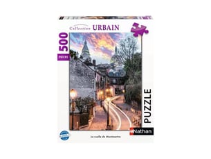 Puzzle 500 pieces urbain la ruelle de montmartre 49 x 32 cm