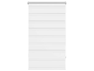 Store vénitien zebra, store de fenêtre 70,9 x 120 cm, largeur du tissu 66,7 cm, blanc cf48207