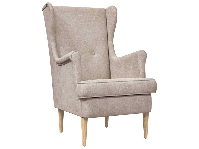  Vidaxl fauteuil beige ares  - Conforama D