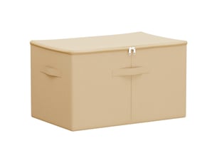 Boîte de rangement tissu intissé 55x35x32 cm 61,6 l crème