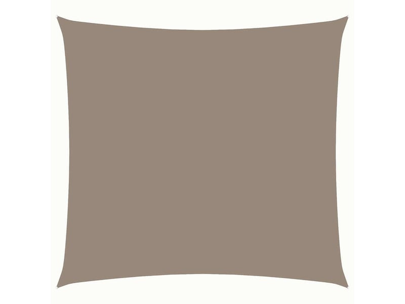  Voile de parasol - voile d'ombrage tissu oxford carré 6x6 m taupe  - Conforama A