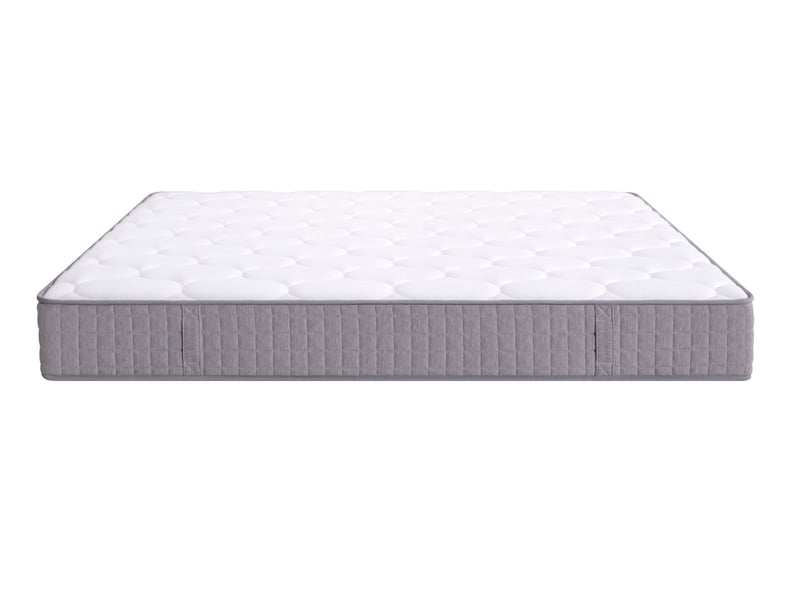 Matelas à ressorts ensachés 160x200 cm, 25 cm, 7 zones, h3, mousse et ressorts, blanc - Conforama E