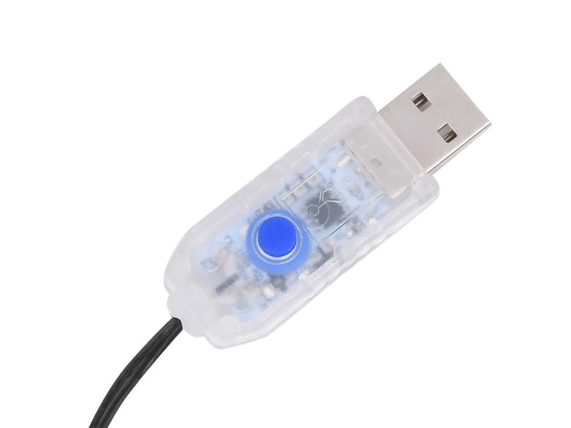  Guirlande lumineuse, éclairage de noël 400 led intext 40 m blanc froid cf62387  - Conforama C