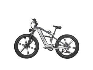 Vélo électrique 26 nathaniel syr09, 2000w double moteur, fat bike, argent