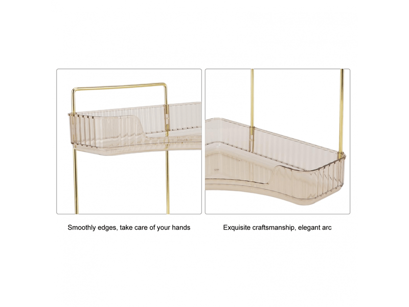 Étagère d'angle de salle de bain à 2 niveaux, gain de place, montage facile, étagère d'angle en métal pour cosmétiques - Conforama E