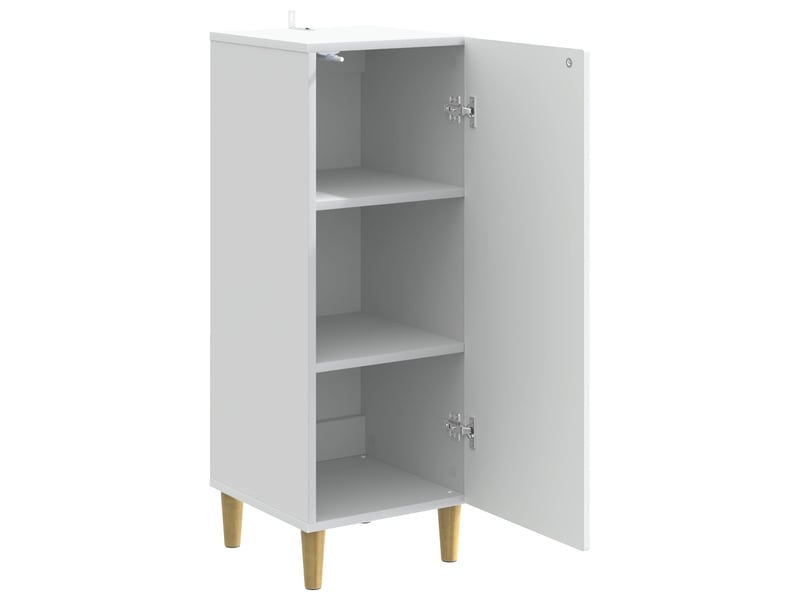  Buffet - bahut - meuble de rangement blanc 33 x 34,5 x 90 cm bois d'ingénierie  - Conforama D