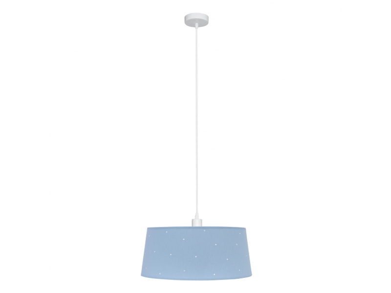  Suspension enfant fabrilamp consciencia bleu ciel 1xe27 hauteur réglable 35-102 cm ø40 cm 122894008 - Conforama A