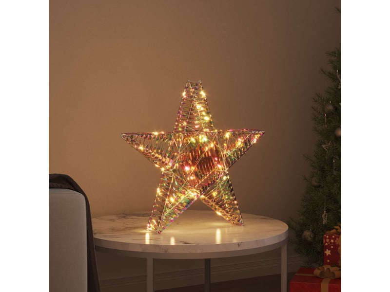  Étoile en 3d 50 led blanc chaud 55 x 52.5 x 9 cm pet cf62169  - Conforama C