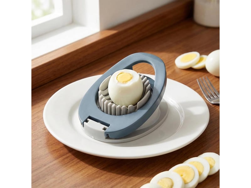  Coupe-œufs manuel, 2 coupe-œufs multifonctionnels en fil d'acier inoxydable, séparateur d'œufs ronds et ovales, ustensile de cuisine pour couper les œ QA003885 - Conforama C