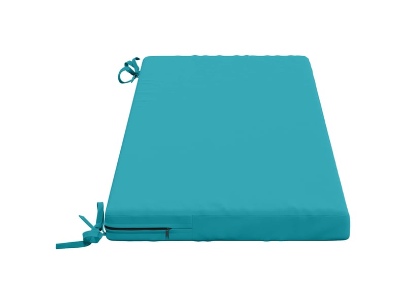  Coussin de banc, coussin d'assise, coussin de canapé soest 100 % polyester turquoise 110 x 40 x 5 cm cf53628  - Conforama D