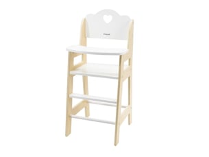 Chaise haute de poupée viga 44237 polarb - bois