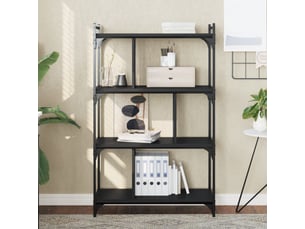 Bibliotheque coloris  noir  <strong></strong> <strong></strong> - 76 cm x 123 cm