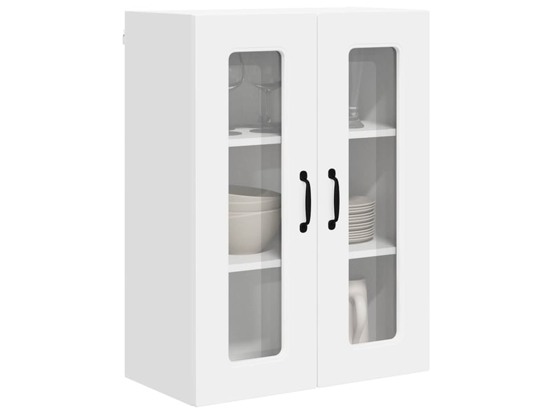 Meuble mural de cuisine | armoire de cuisine blanc 60x31x80cm shl3244 - Conforama C