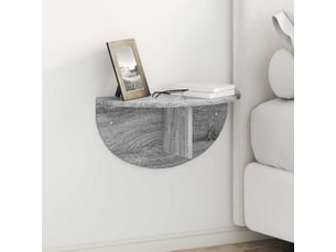 Étagère flottante, étagère suspendue montage mural gris sonoma 48 x 24 x 24 cm cf42545
