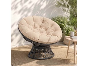Coussin de chaise suspendue, coussin d'assise vianen 100 % polyester crème cf54277