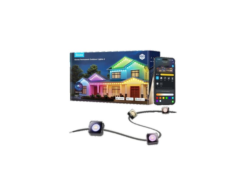  Ruban led exterieur permanent 30 m rgbicw matter 12 v ip67 1-22910444 - Conforama A