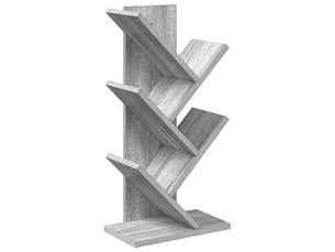 Étagère à livres, étagère de rangement en forme d'arbre 4 niveaux 30 x 18 x 60 cm shl3337
