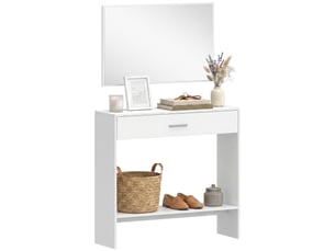 Console 1 tiroir(s)  coloris blanc <strong></strong> <strong></strong>