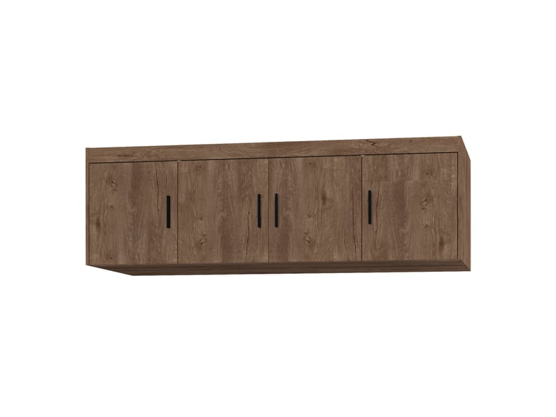  Surmeuble armoire storicos 4 portes chêne lefkas 176x55x53 cm Storicos - Conforama A