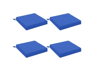 Lot de 4 coussins de siège, coussins d'assise soest 100 % polyester cf60118