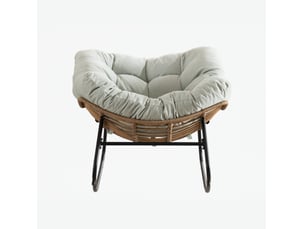 Pouf / repose pied MIVRAY   bleu