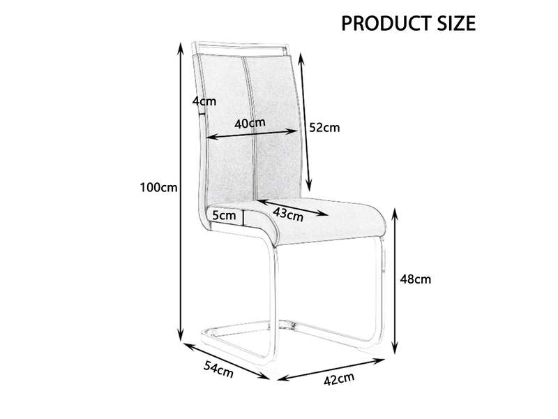  Ensemble table et quatre chaises pour salle à manger, table extensible de 120 à 160 cm, 4 à 6 personnes, gris  - Conforama D