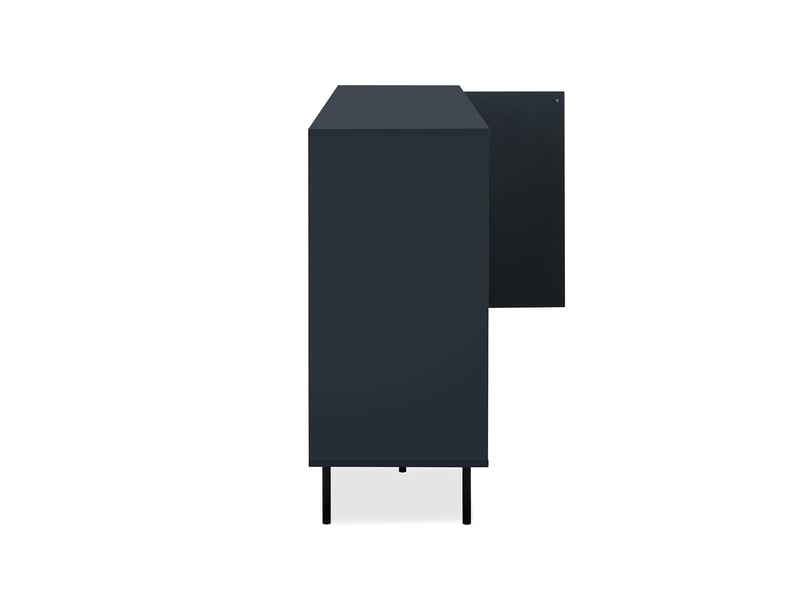 Buffet 4 portes NAVY BLUE W coloris bleu marine - Conforama U