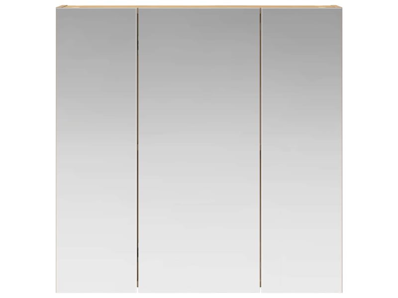  Amoire de salle de bain, meuble de salle de bain avec miroir chêne artisanal shl7103  - Conforama E