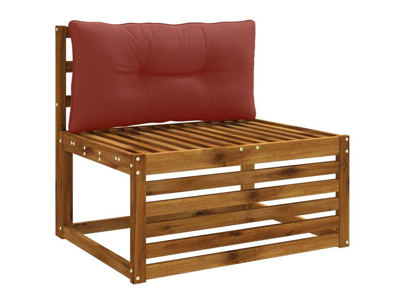 Coussin de dos, coussin de dossier putten 100 % polyester rouge 80 x 40 x 10 cm cf54930  - Conforama C