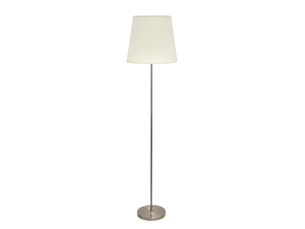 Lampadaire fabrilamp maldívas e27 coloris cuir beige 175 x 40 x 40 cm