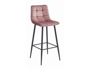 tabouret de bar  <strong>SANS MARQUE</strong>  - rose hauteur d'assise 76 cm vendu Par 3