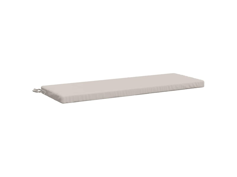  Coussin de banc, coussin d'assise, coussin de canapé soest 100 % polyester blanc 110 x 40 x 5 cm cf53024  - Conforama A