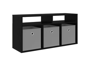 Meuble tv coloris noir 87 cm <strong></strong>  <strong></strong>