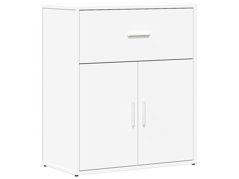  Buffets 2 pcs - bahut - meuble de rangement blanc 60x31x70 cm bois d'ingénierie  - Conforama D