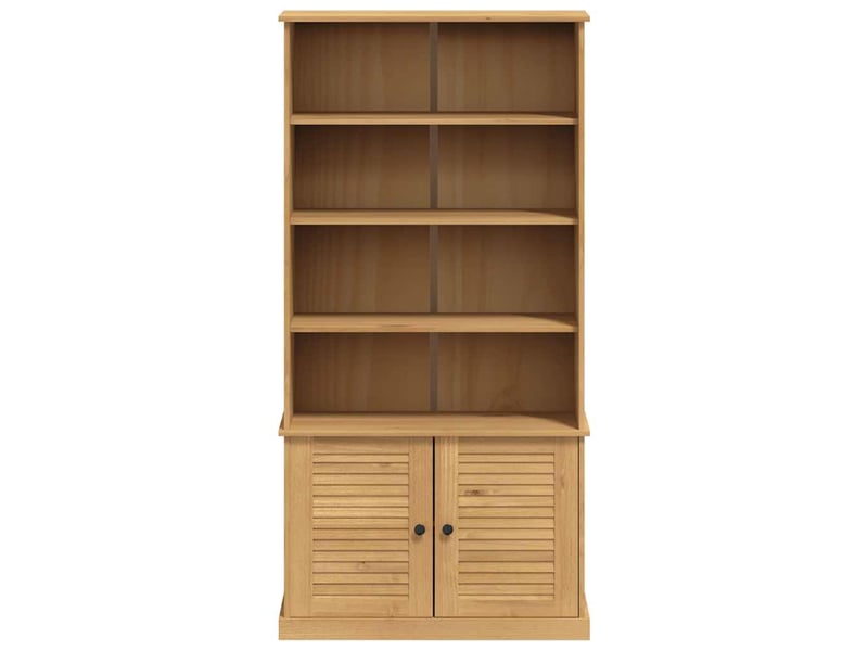  Bibliothèque, meuble de rangement salon vigo 85x35x170 cm bois massif de pin  - Conforama D
