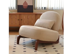 Pouf / repose pied beige