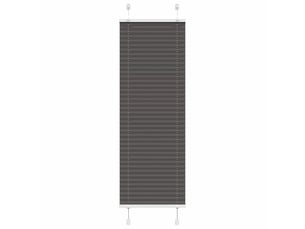 Store plissé, store de fenêtre noir 50x150 cm largeur du tissu 49,4 cm polyester cf46938