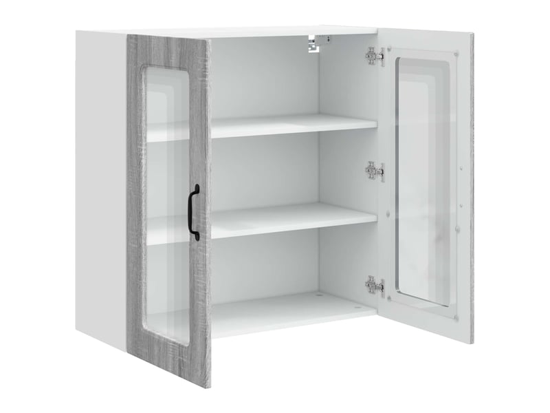 Meuble mural de cuisine | armoire de cuisine gris sonoma 80x31x80cm shl8609  - Conforama E