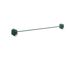 Porte serviette simple salle de bain, mur, sans perçage, vert noir, allongé 49*7 *5.3cm