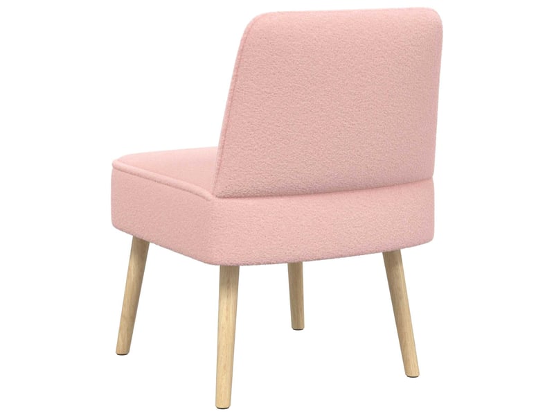 Vidaxl fauteuil à pantoufle rose - Conforama E