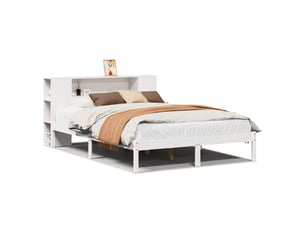 Lit 2 places 135x190 cm coloris blanc
