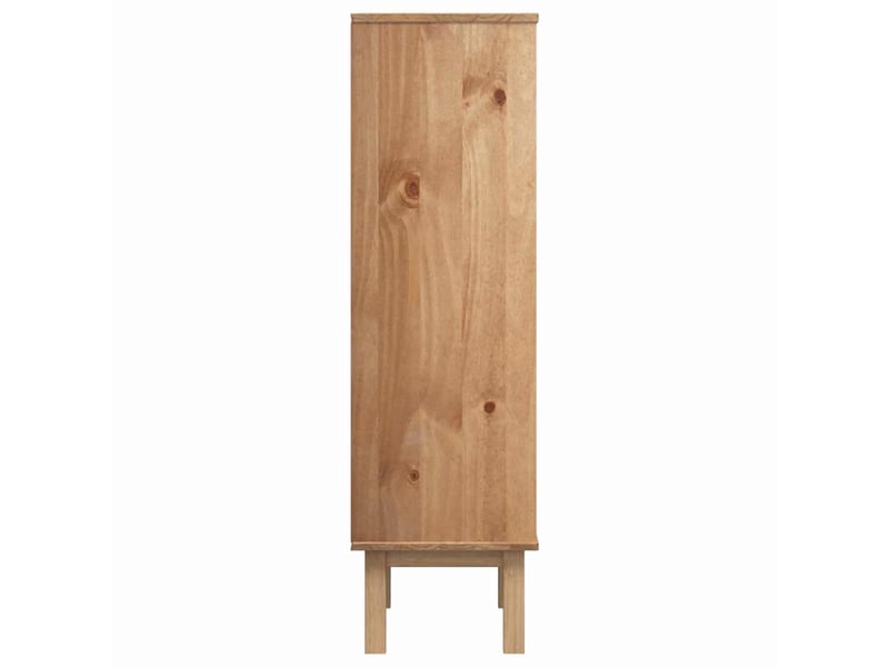  Meuble à chaussure, armoire à chaussures otta et 3 tiroirs marron et gris bois pin  - Conforama E