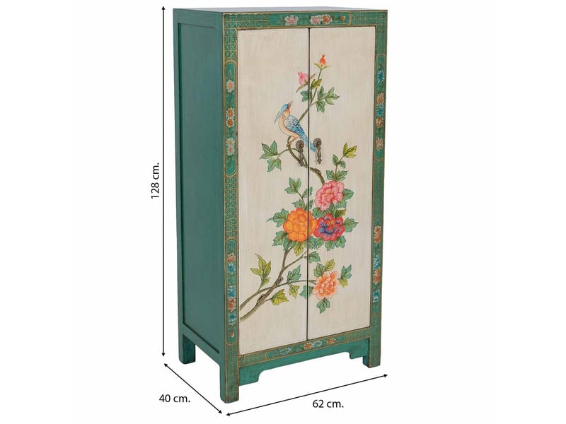  Armoire multicolore en bois 62x40x128 cm h  - Conforama C
