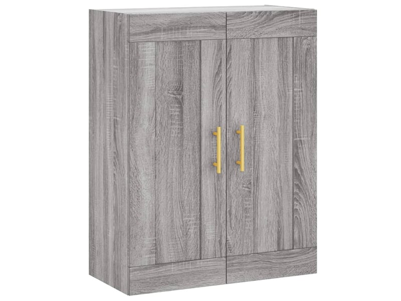  Armoire murale sonoma gris 69,5x34x90 cm bois d'ingénierie  - Conforama A