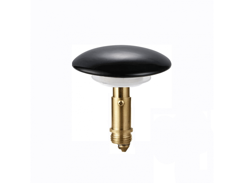  Lemroe 1 pc bouchon de vidange en cuivre,anti-fuite,filtre de vidange d'évier avec couvercle en céramique (noir + or,taille : 6,6 cm)  - Conforama A