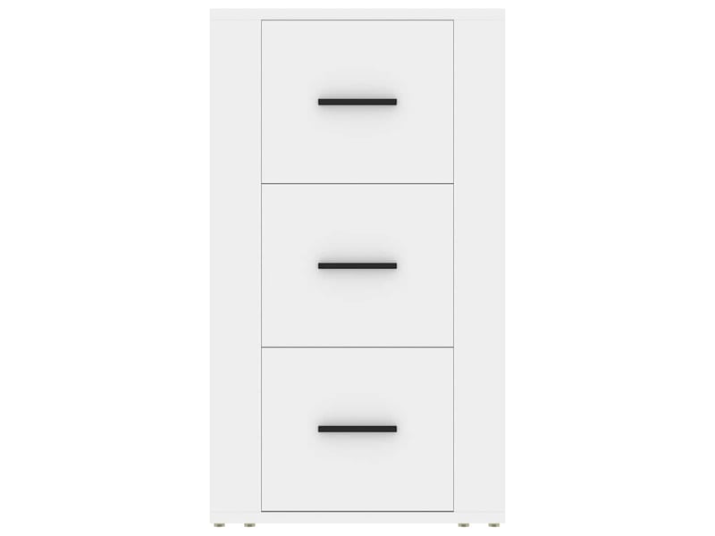  Buffet - bahut - meuble de rangement blanc 40x33x70 cm bois d'ingénierie  - Conforama C
