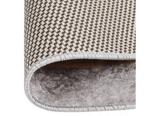 Tapis lavable antidérapant φ120 cm gris - comfortxl