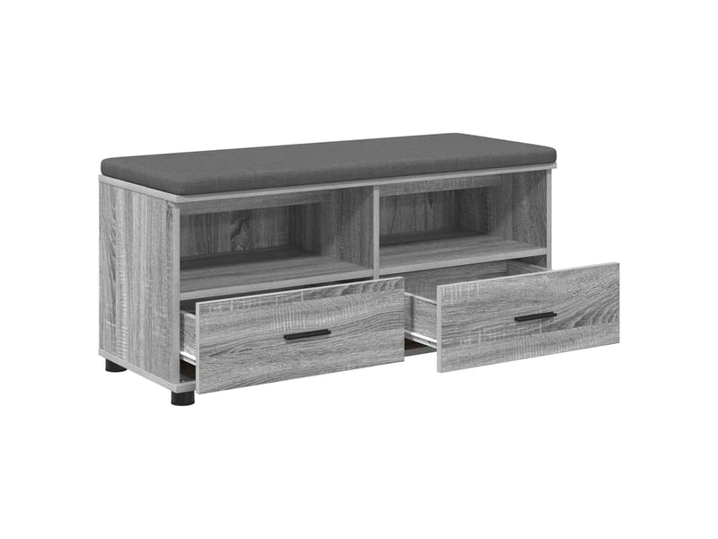 Banc d'entrée, banc interieur gris sonoma 100x38x46 cm  - Conforama E